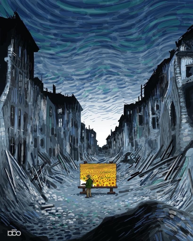 Vincent van Gogh Fan Illustrates